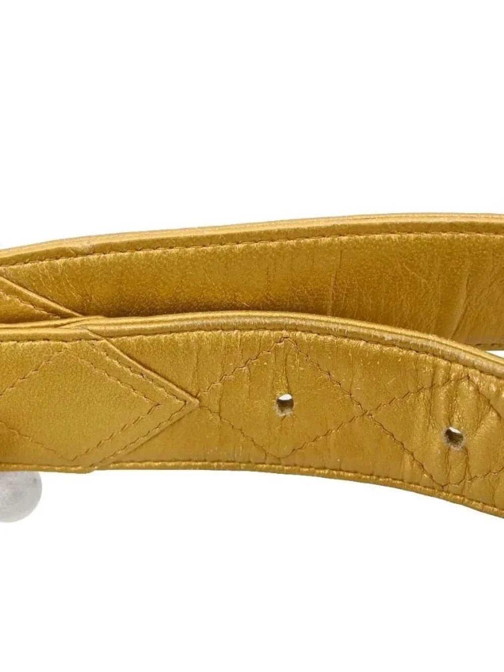 Chanel Gold Lambskin Waist Bum Bag #80/32 RQ04193